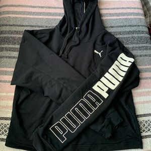 Puma cropped hoodie